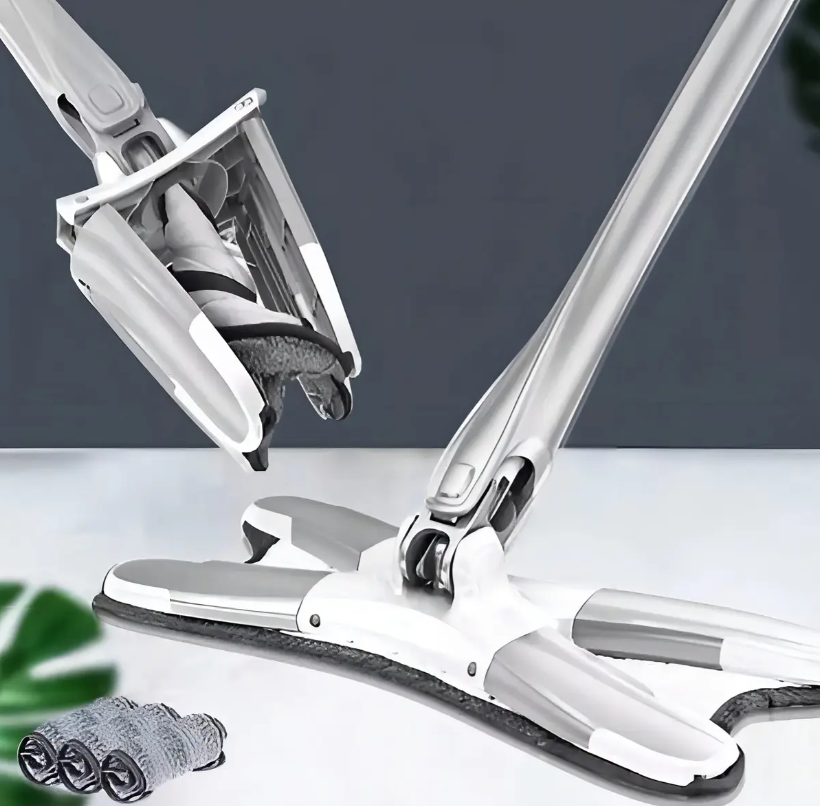 Trapeador Exprimidor Limpia Pisos de Microfibra